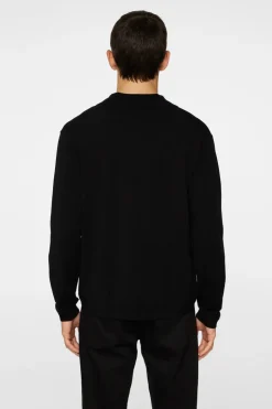 Knitwear|Tops<J.Lindeberg Rowan LS Polo Black