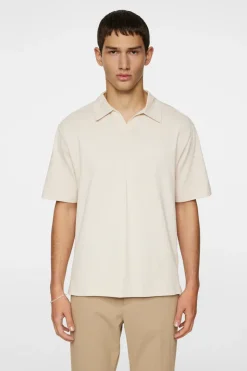 Polo Shirts|Tops<J.Lindeberg Roy relaxed Polo Pique Moonbeam