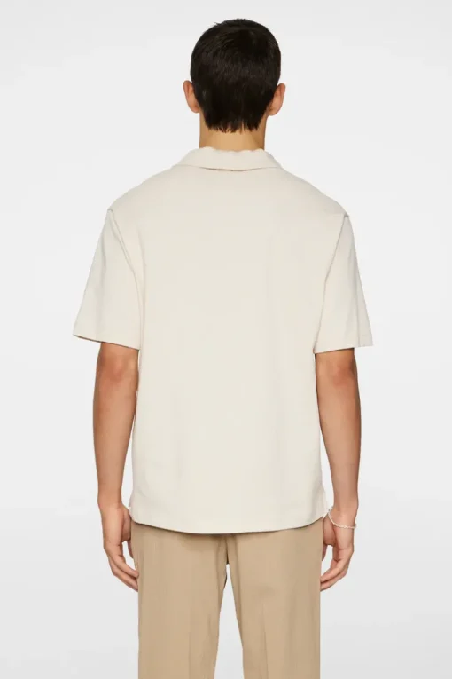 Polo Shirts|Tops<J.Lindeberg Roy relaxed Polo Pique Moonbeam