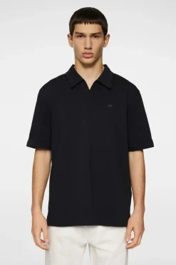 Polo Shirts|Tops<J.Lindeberg Roy relaxed Polo Pique Black