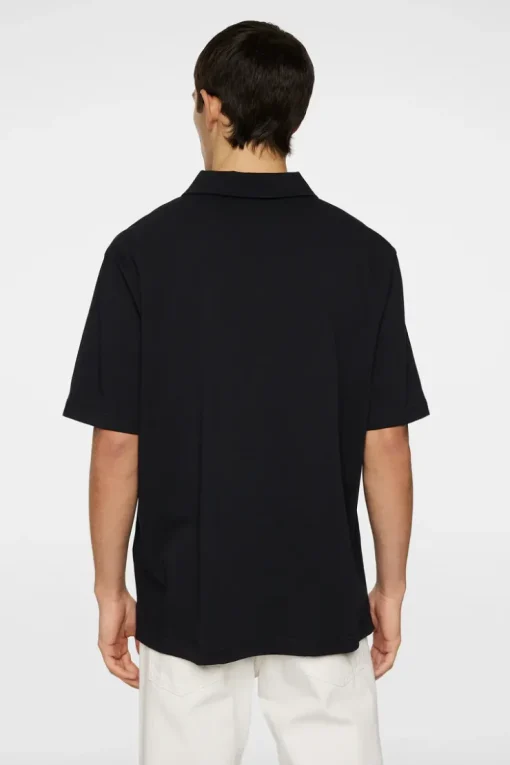 Polo Shirts|Tops<J.Lindeberg Roy relaxed Polo Pique Black