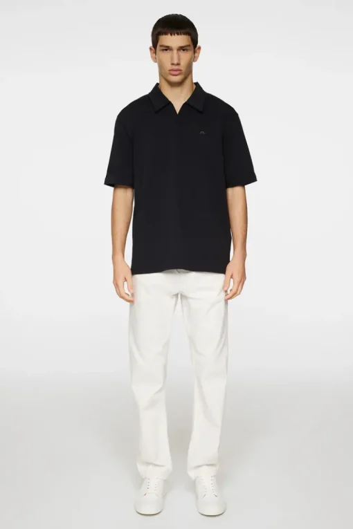 Polo Shirts|Tops<J.Lindeberg Roy relaxed Polo Pique Black
