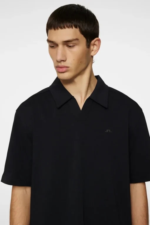 Polo Shirts|Tops<J.Lindeberg Roy relaxed Polo Pique Black