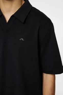 Polo Shirts|Tops<J.Lindeberg Roy relaxed Polo Pique Black