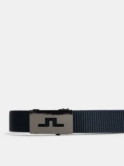 Golf|Golf Belts<J.Lindeberg Roy Webbing Belt JLNavy