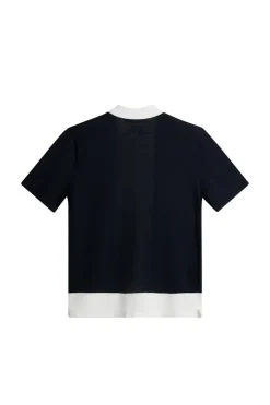 Golf|Knitwear<J.Lindeberg Rue Knitted Polo Shirt JLNavy