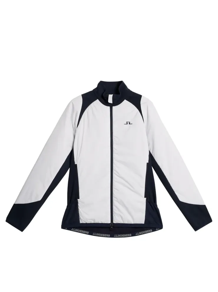 Jackets|Outdoor<J.Lindeberg Sanaa Hybrid Jacket White