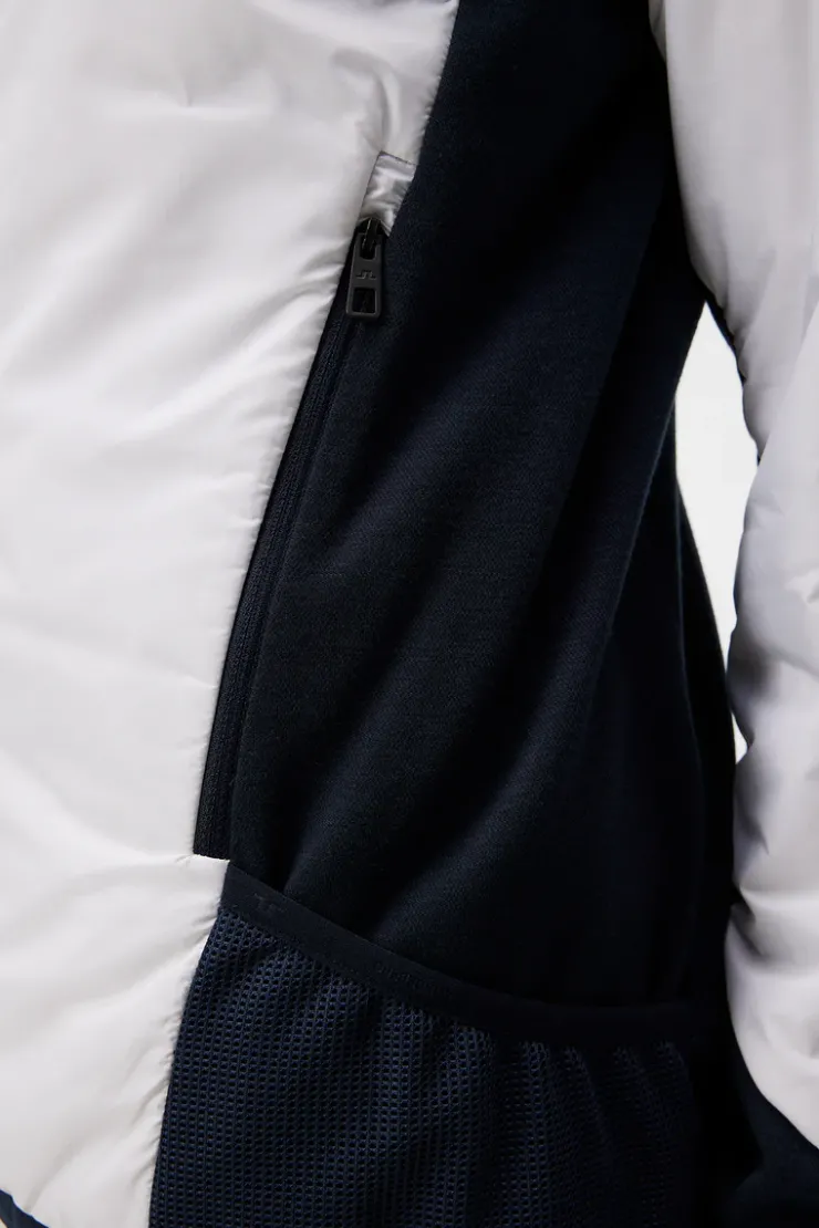 Jackets|Outdoor<J.Lindeberg Sanaa Hybrid Jacket White