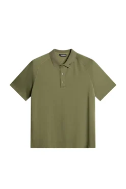 Golf|Polo Shirts<J.Lindeberg Sanny Seamless Polo OilGreen
