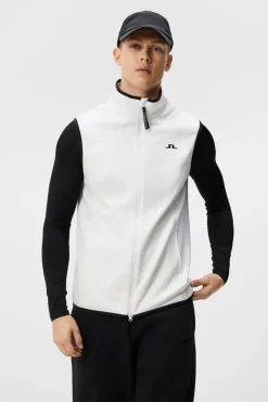 Vests|Outdoor<J.Lindeberg Santino Polartec Vest White