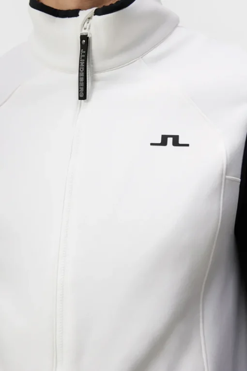 Vests|Outdoor<J.Lindeberg Santino Polartec Vest White