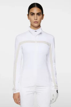Golf|Base & Mid Layers<J.Lindeberg Seasonal Janice Mid Layer White