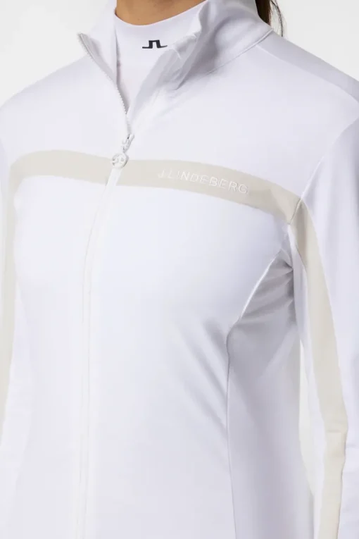 Golf|Base & Mid Layers<J.Lindeberg Seasonal Janice Mid Layer White