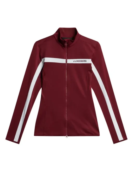 Golf|Ski<J.Lindeberg Seasonal Janice Mid Layer Cabernet