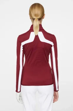 Golf|Ski<J.Lindeberg Seasonal Janice Mid Layer Cabernet