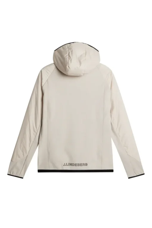 Ski|Active<J.Lindeberg Shawn Hybrid Hooded Jacket Moonbeam