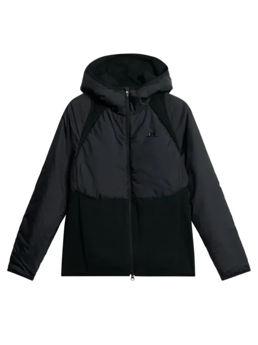 Jackets|Active<J.Lindeberg Shona Hybrid Hood Jacket Black