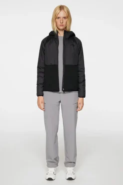 Jackets|Active<J.Lindeberg Shona Hybrid Hood Jacket Black