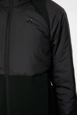 Jackets|Active<J.Lindeberg Shona Hybrid Hood Jacket Black