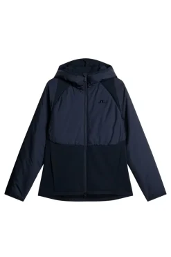 Jackets|Active<J.Lindeberg Shona Hybrid Hood Jacket JLNavy