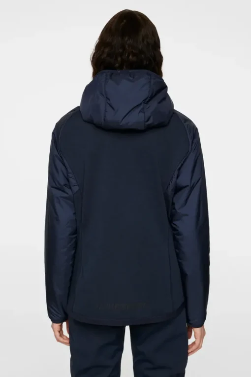 Jackets|Active<J.Lindeberg Shona Hybrid Hood Jacket JLNavy