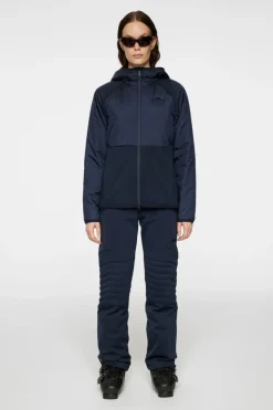 Jackets|Active<J.Lindeberg Shona Hybrid Hood Jacket JLNavy