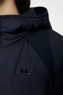 Jackets|Active<J.Lindeberg Shona Hybrid Hood Jacket JLNavy