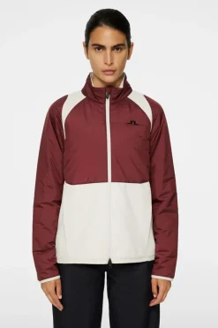 Jackets|Active<J.Lindeberg Shona Hybrid Jacket Cabernet