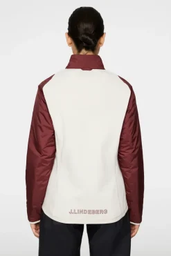 Jackets|Active<J.Lindeberg Shona Hybrid Jacket Cabernet