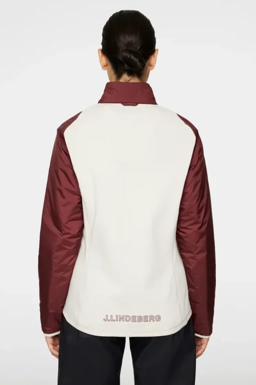 Jackets|Active<J.Lindeberg Shona Hybrid Jacket Cabernet