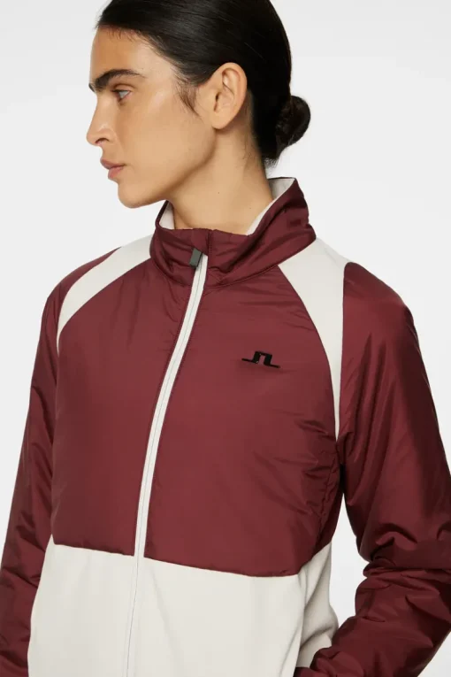 Jackets|Active<J.Lindeberg Shona Hybrid Jacket Cabernet