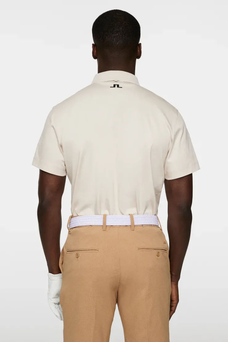 Golf|Polo Shirts<J.Lindeberg Silos Fit Polo Moonbeam