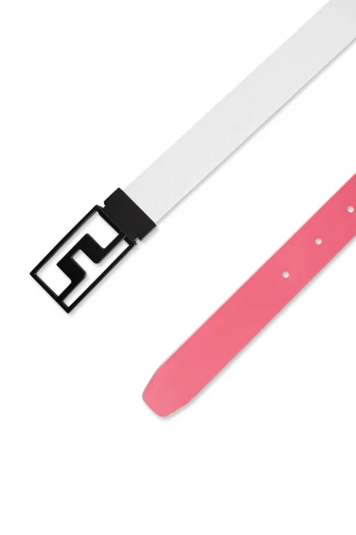 Golf|Golf Belts<J.Lindeberg Slater Leather Belt Azalea