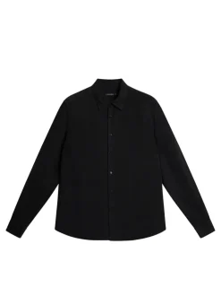 Shirts|Shirts<J.Lindeberg Slim LS Comfort Tencel Shirt Black