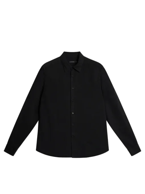 Shirts|Shirts<J.Lindeberg Slim LS Comfort Tencel Shirt Black