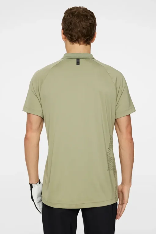 Golf|Polo Shirts<J.Lindeberg Sola Polo OilGreen