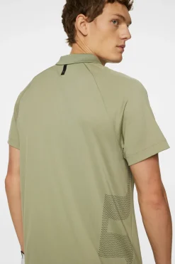 Golf|Polo Shirts<J.Lindeberg Sola Polo OilGreen