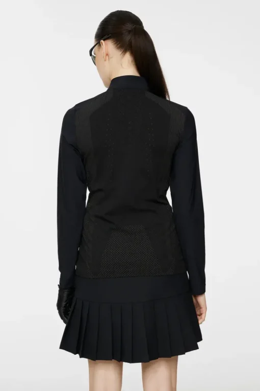 Golf|Base & Mid Layers<J.Lindeberg Sonja Tech Mid Layer Black