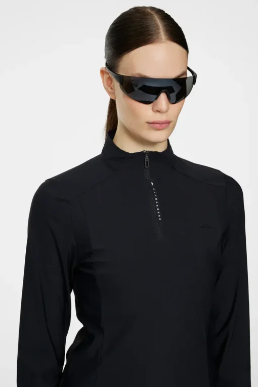 Golf|Base & Mid Layers<J.Lindeberg Sonja Tech Mid Layer Black