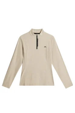 Golf|Base & Mid Layers<J.Lindeberg Sonja Tech Mid Layer Moonbeam