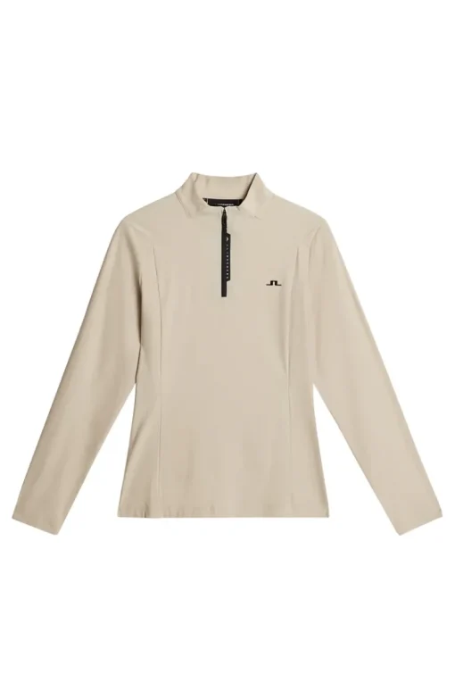 Golf|Base & Mid Layers<J.Lindeberg Sonja Tech Mid Layer Moonbeam