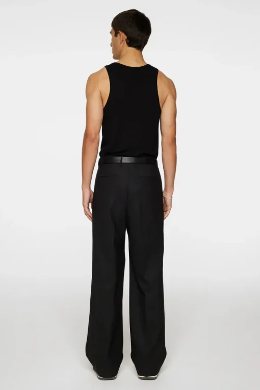Trousers|Bottoms<J.Lindeberg Sonny Wide Dinner Pants Black