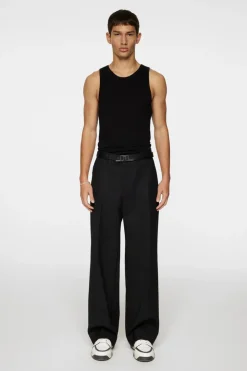Trousers|Bottoms<J.Lindeberg Sonny Wide Dinner Pants Black