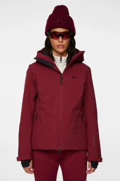 Ski|Jackets<J.Lindeberg Starling Jacket Cabernet