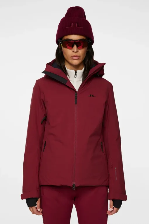Ski|Jackets<J.Lindeberg Starling Jacket Cabernet