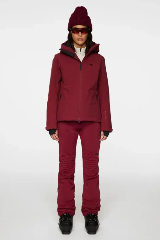 Ski|Jackets<J.Lindeberg Starling Jacket Cabernet