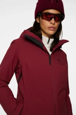 Ski|Jackets<J.Lindeberg Starling Jacket Cabernet