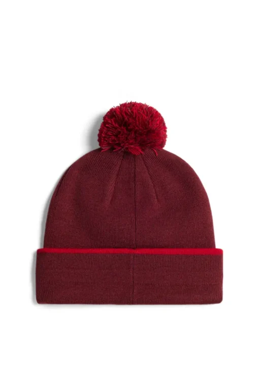 Accessories|Active<J.Lindeberg Stripe Beanie Cabernet