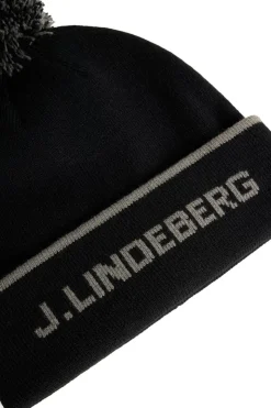 Accessories|Active<J.Lindeberg Stripe Beanie Black