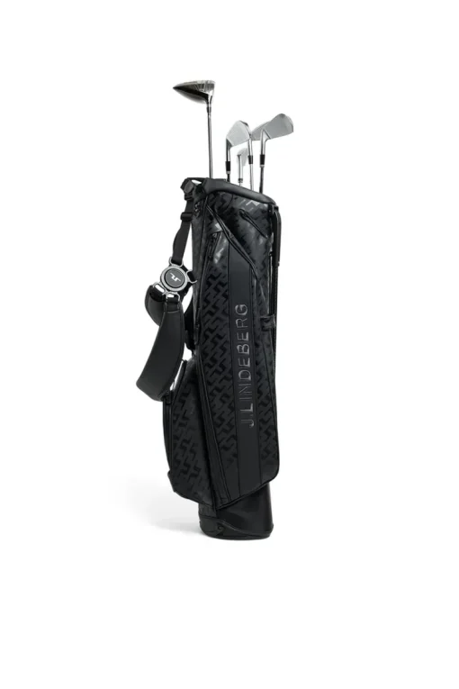 Golf|Golf<J.Lindeberg Sunday Stand Print Golf Bag TourGeoJacquardBlackM